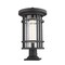 Z-Lite Jordan 1 Light Outdoor Pier Mounted Fixture, Black And Clear Seedy 570PHXL-533PM-BK - alternate 4